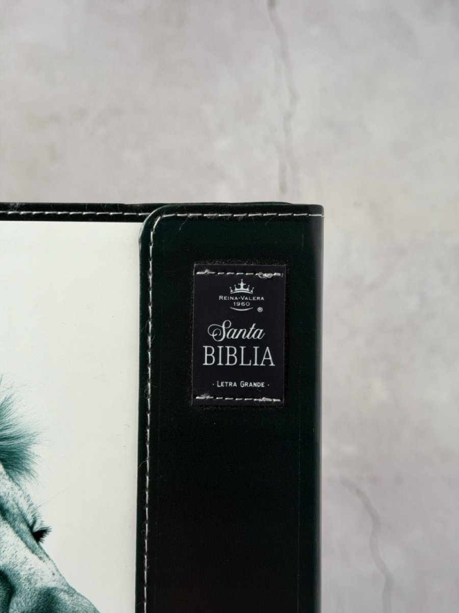 Biblia Reina Valera 1960 Exquisita – Con Concordancia – Letra 11 pts – 14x22 cm – Tapa PU – León de Judá – Con Manija y Broche