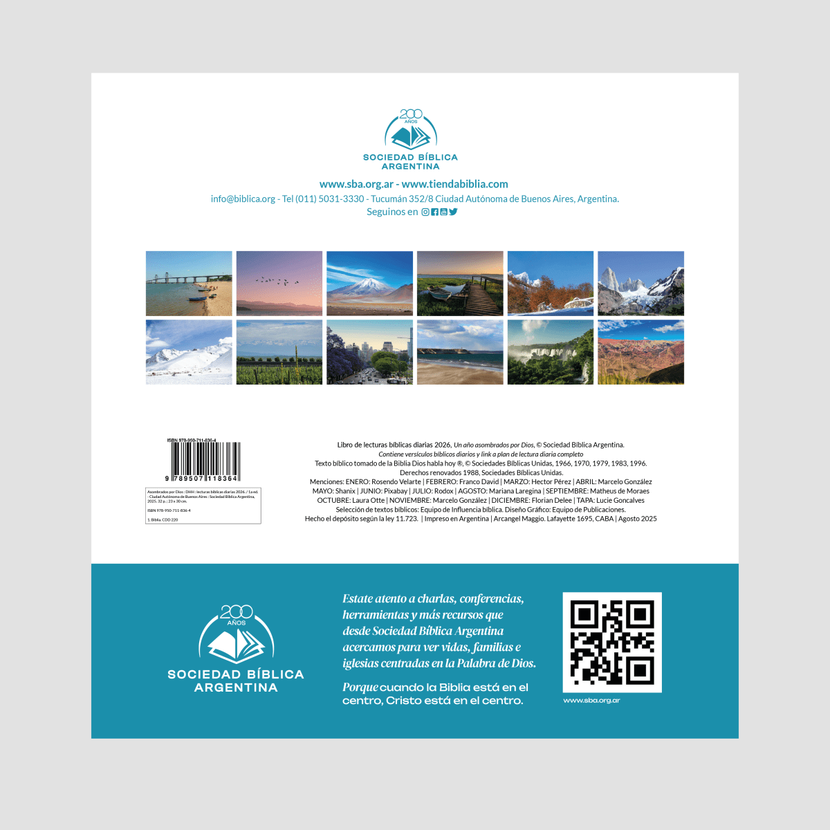 Calendario 2026 - Un Año de Buenas Noticias - Flores