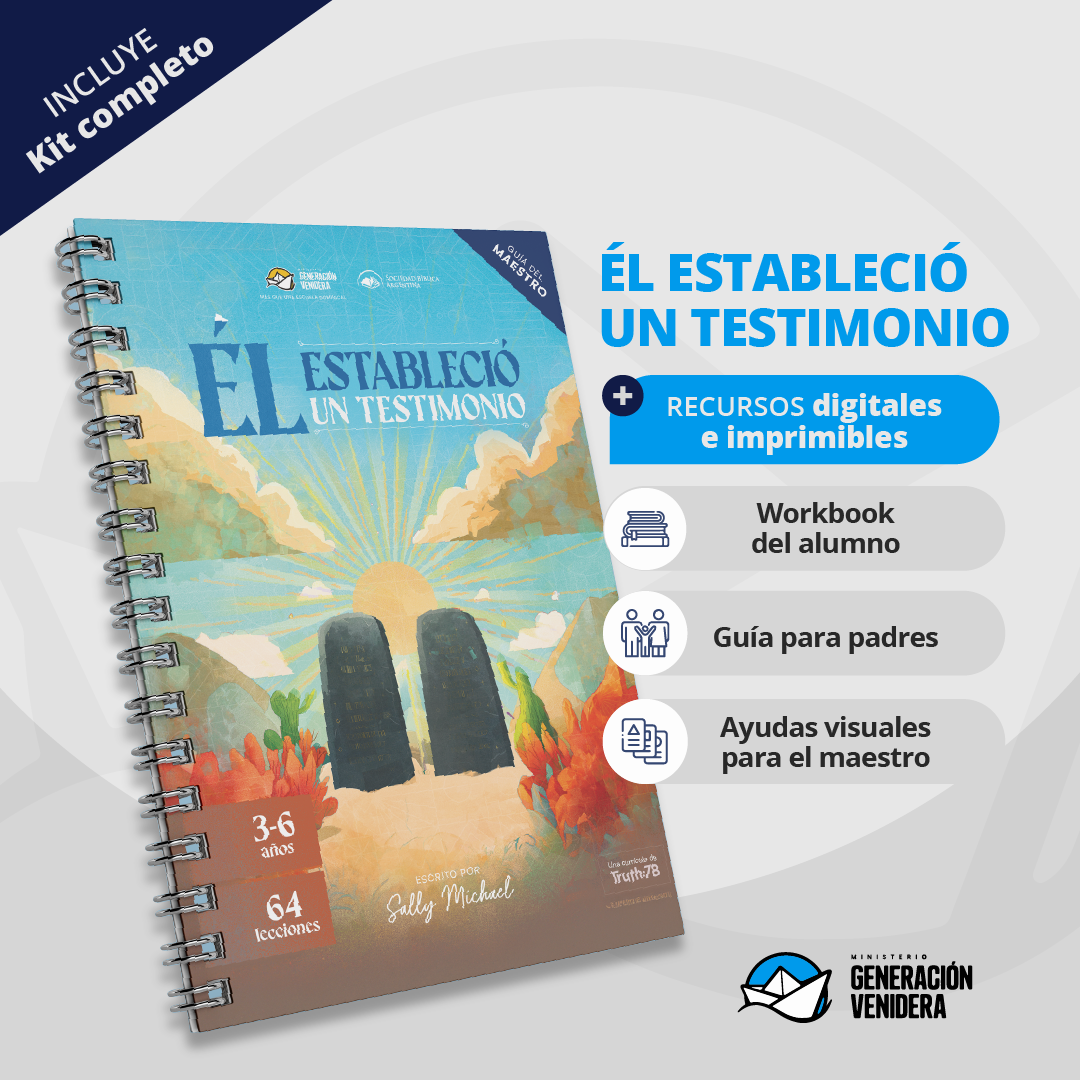 Él estableció un testimonio – Kit de escuela bíblica para niños (Antiguo testamento)