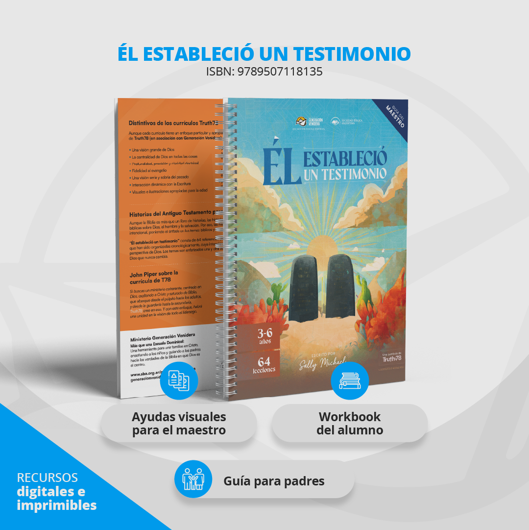 Él estableció un testimonio – Kit de escuela bíblica para niños (Antiguo testamento)