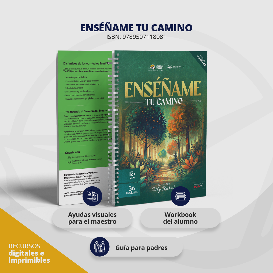 Enséñame Tu camino – Kit de discipulado bíblico para Jóvenes (Rendición y obediencia)