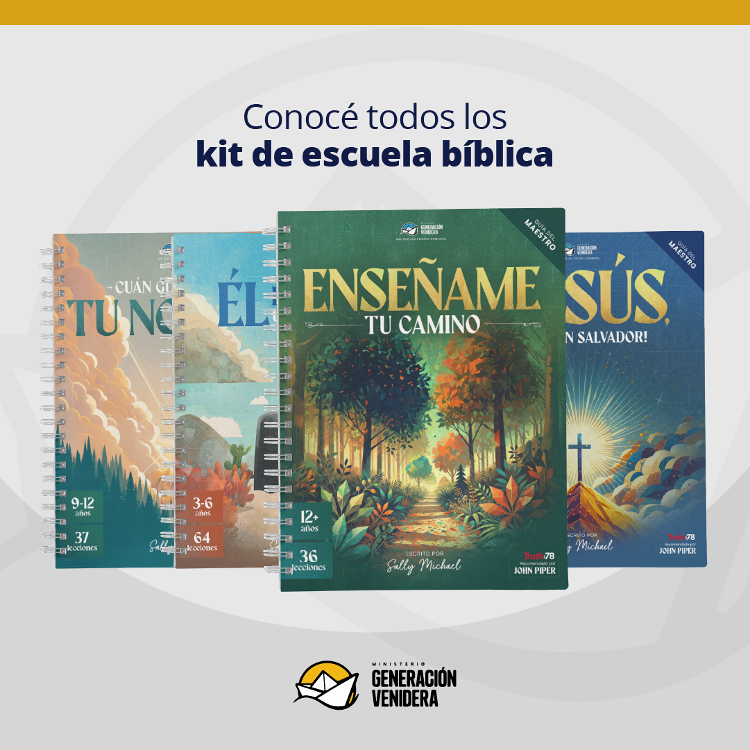 Enséñame Tu camino – Kit de discipulado bíblico para Jóvenes (Rendición y obediencia)