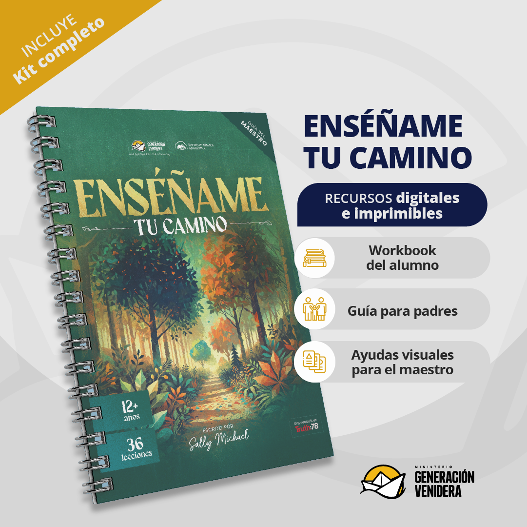 Enséñame Tu camino – Kit de discipulado bíblico para Jóvenes (Rendición y obediencia)