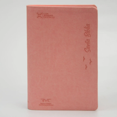 Biblia Reina Valera Contemporánea – 066 – Con Concordancia – Letra 10 pts – 13,5x21 cm – Palabras de Jesús en Rojo – Tapa PU Rosa