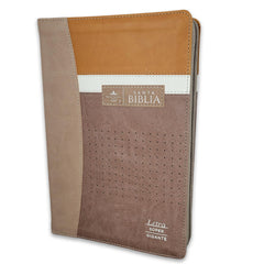 Biblia Reina Valera 1960 – 088 – Con Concordancia – Letra 19 pts – 16x23 cm – Cierre con Índice – Café