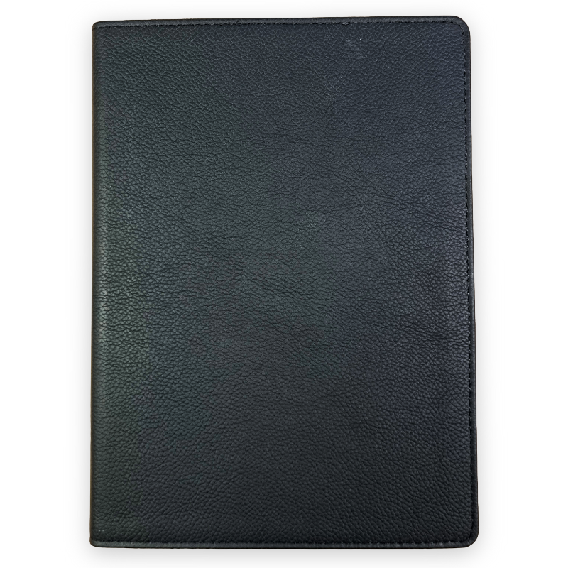 Biblia de Estudio Teológico Reina Valera 1960 – Tapa Piel Genuina Negra, Concordancia, con Índice, 17 x 24 cm, Letra 10 Puntos
