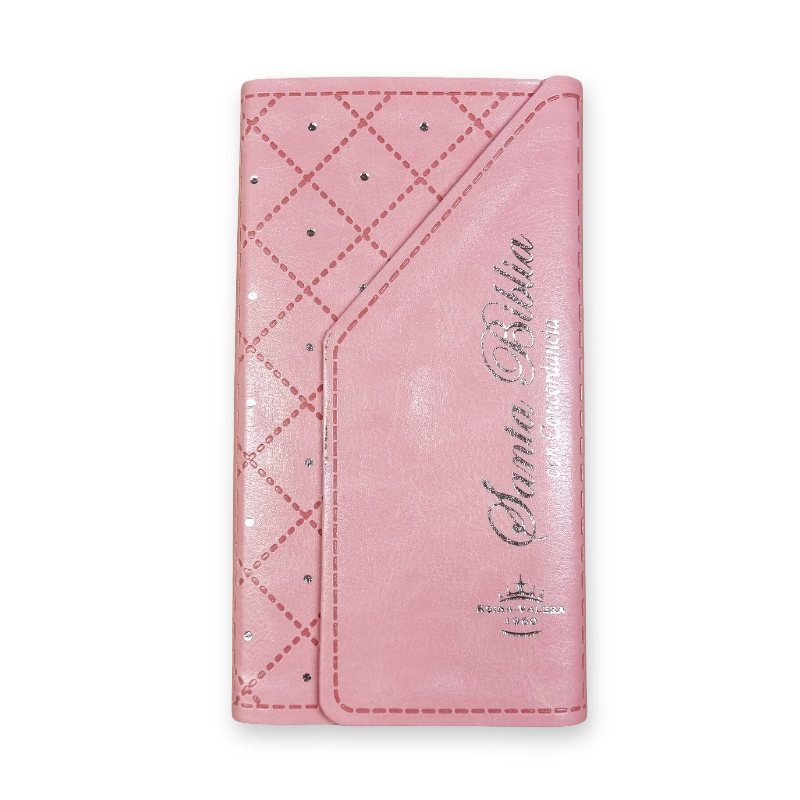 Biblia Reina Valera 1960 – Tapa Imitación Piel Rosa Agenda con Broche, con Cierre, Concordancia, 10 x 17 cm, Letra 8 Puntos