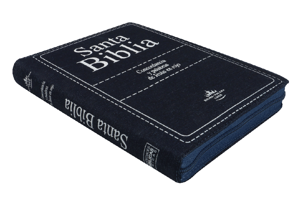 Biblia Reina Valera 1960 Letra Gigante PJR Cierre Jeans