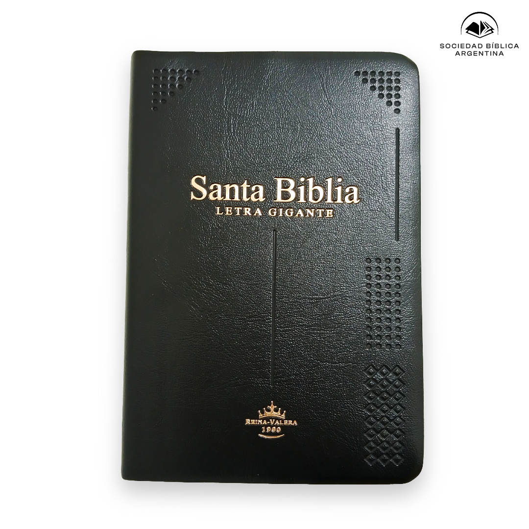 Biblia Reina Valera 1960 Letra Gigante Negro 14 Puntos