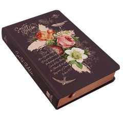 Biblia Reina Valera 1960 Letra Grande PJR tapa dura Rosa Canto Dorado