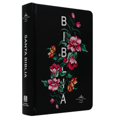 Biblia Reina Valera 1960 Concordancia Fuente De Bendicion Tapa Dura Negra Rosas