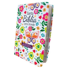 Biblia Reina Valera 1960 · 14x22 cm · Letra 12 pt · Letra grande · Mariposas