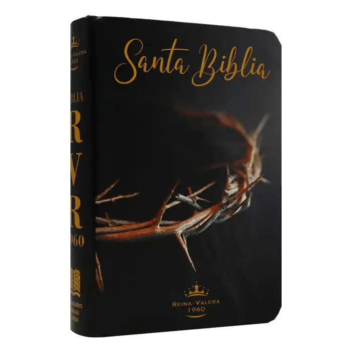 Biblia Reina Valera 1960 · 7x11 cm · Letra 7 pt · Bolsillo · Corona de Espinas
