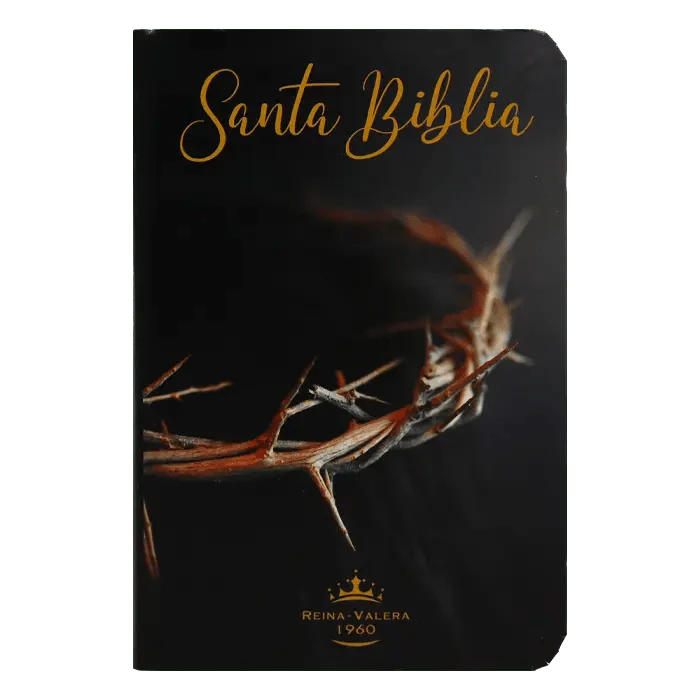 Biblia Reina Valera 1960 · 7x11 cm · Letra 7 pt · Bolsillo · Corona de Espinas