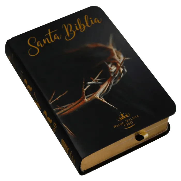 Biblia Reina Valera 1960 · 7x11 cm · Letra 7 pt · Bolsillo · Corona de Espinas