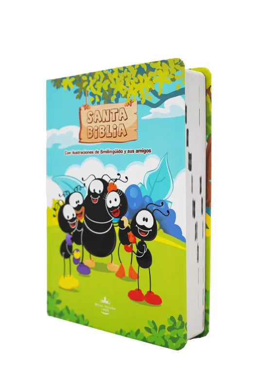 Biblia Reina Valera 1960 Letra Grande Concordancia PJR Smilinguido Tapa Dura Colores