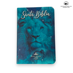 Biblia Reina Valera 1960 Letra Estandar 8 puntos 9x13 cm Bolsillo Vinil turquesa