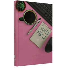 Biblia Reina Valera 1960 Misionera Tapa Dura Rosa PJR