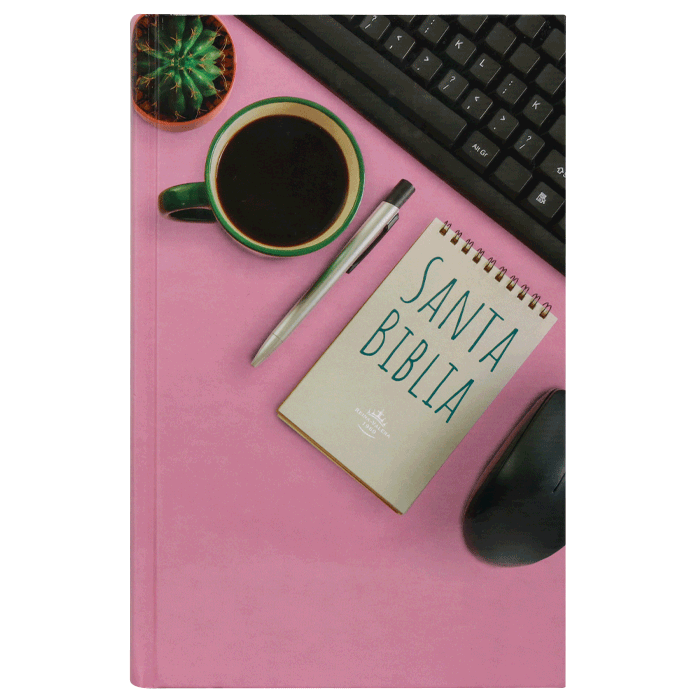 Biblia Reina Valera 1960 Misionera Tapa Dura Rosa PJR