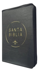 Biblia Reina Valera 1960 Letra Grande Concordancia PJR Cierre Vinil Negro