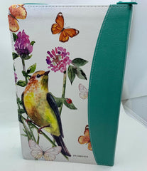Biblia Reina Valera 1960 – 065 – Con Concordancia – Letra 12 pts – 14x21 cm – Cierre con Índice – Mariposa Turquesa