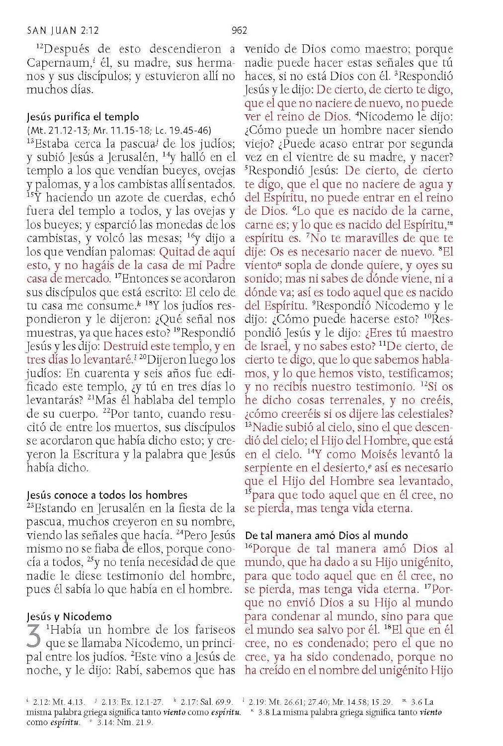 Biblia Reina Valera 1960 con Concordancia y Palabras de Jesús en Rojo – Tapa Dura Negro, Letra 12.5pt, 15x22 cm