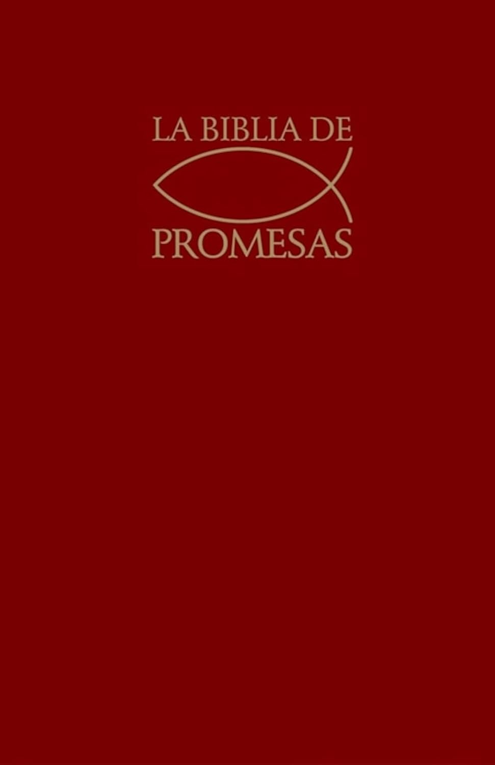 Biblia Reina Valera 1960 de Promesas · Edición económica · Tapa dura vino