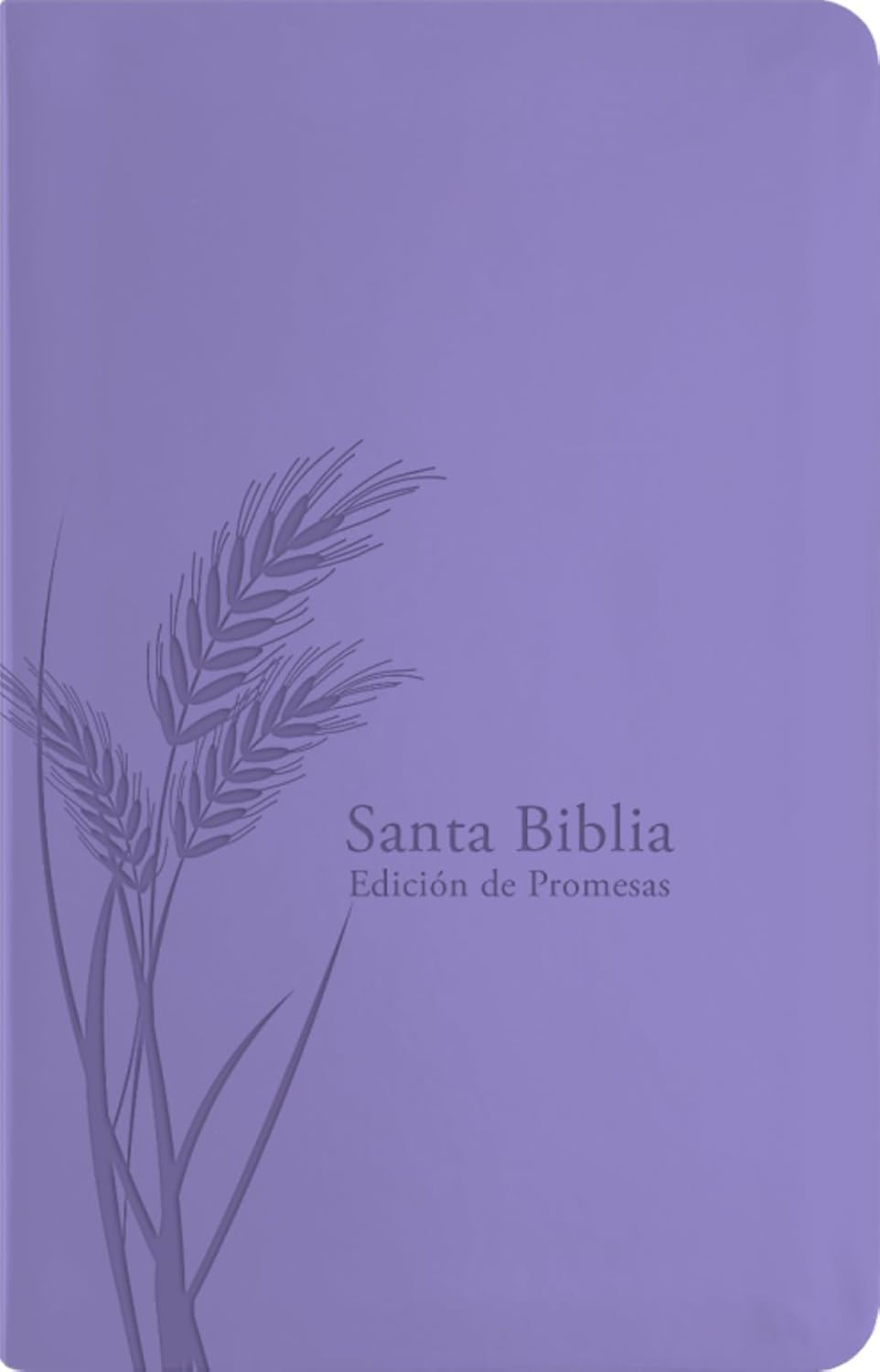 Biblia Reina Valera 1960 de Promesas · Tamaño manual · Edición lavanda · Imitación piel