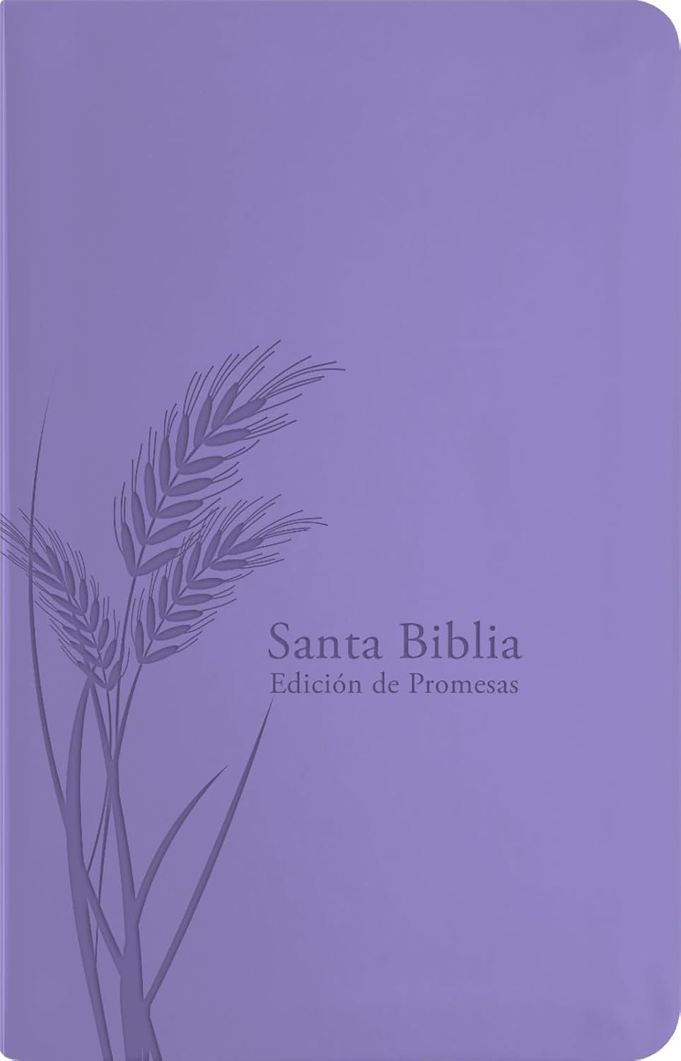Biblia Reina Valera 1960 de Promesas · Tamaño manual · Edición lavanda · Imitación piel con cierre
