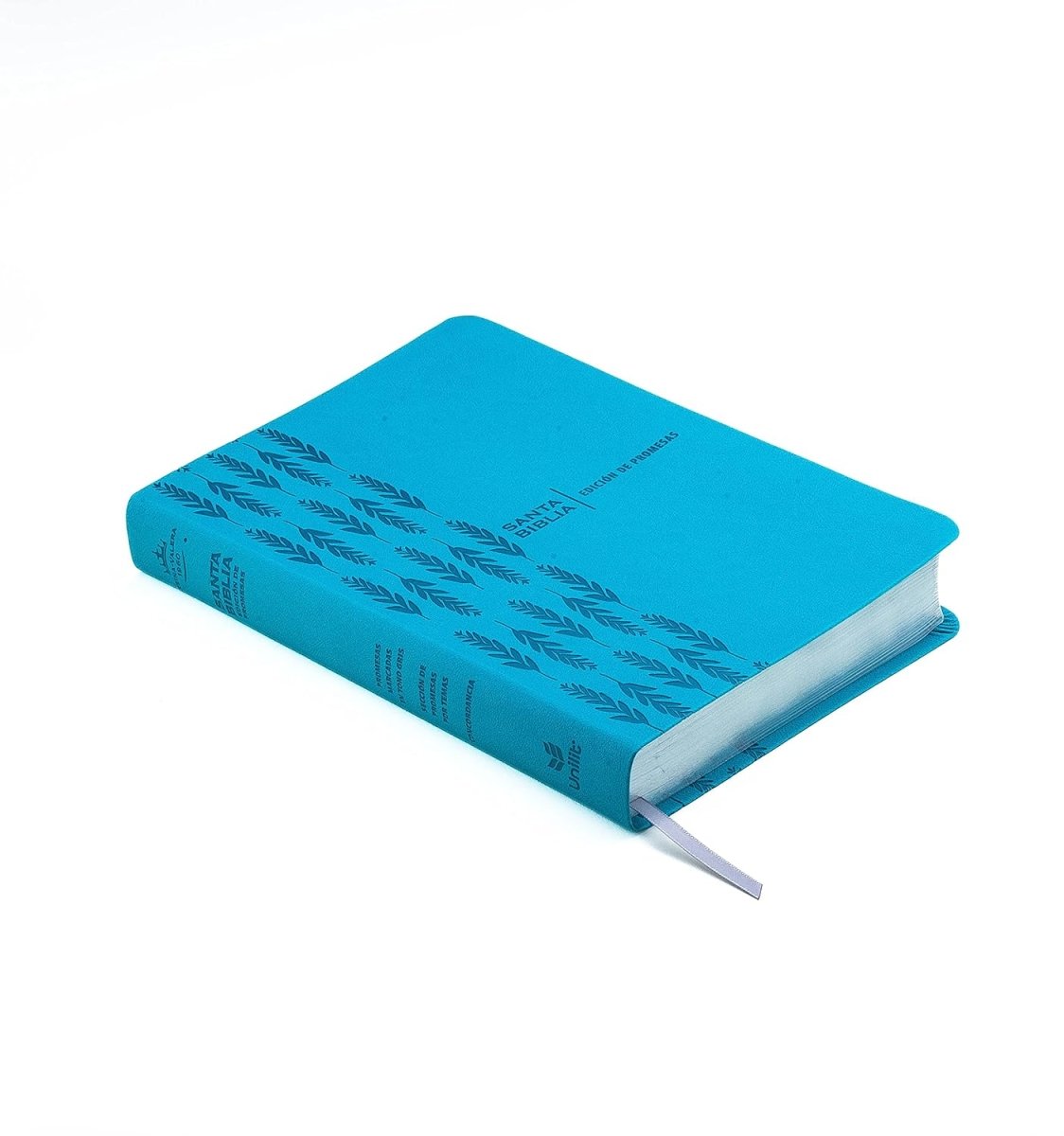 Biblia Reina Valera 1960 de Promesas · Letra gigante · Imitación piel turquesa