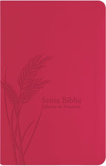 Biblia Reina Valera 1960 de Promesas · Tamaño manual · Edición fucsia · Imitación piel