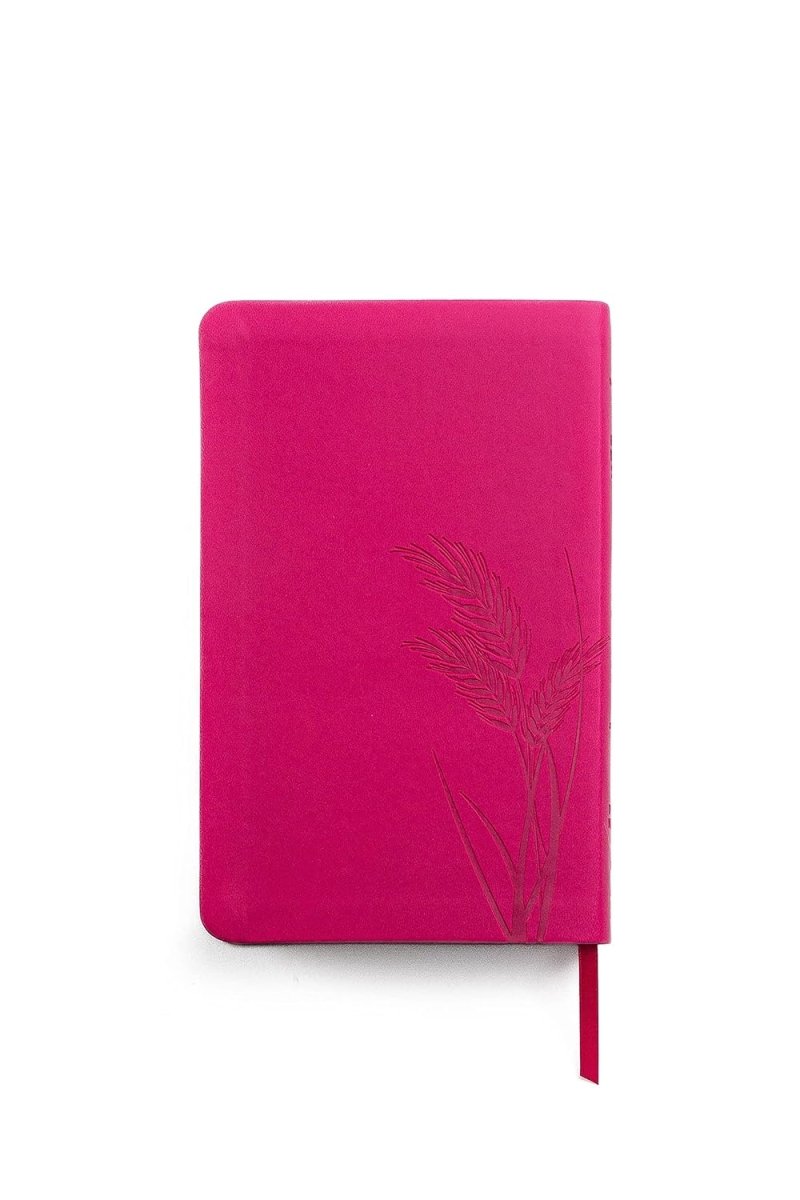 Biblia Reina Valera 1960 de Promesas · Tamaño manual · Edición fucsia · Imitación piel con índice