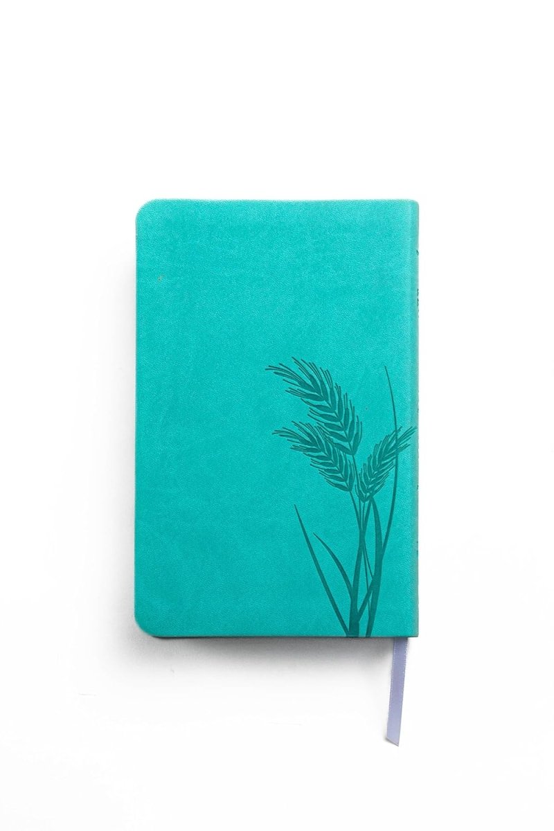 Biblia Reina Valera 1960 de Promesas · Tamaño manual · Imitación piel menta