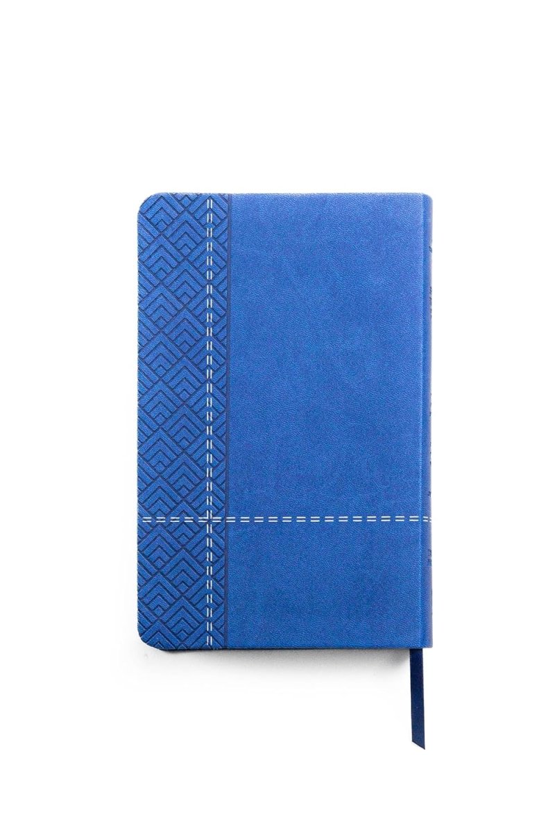 Biblia Reina Valera 1960 de Promesas · Tamaño manual · Imitación piel azul