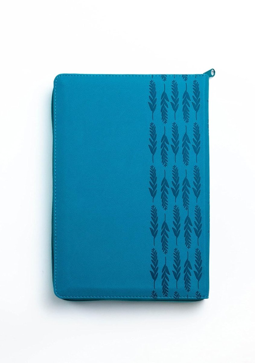 Biblia Reina Valera 1960 de Promesas · Letra gigante · Imitación piel turquesa con cierre e índice