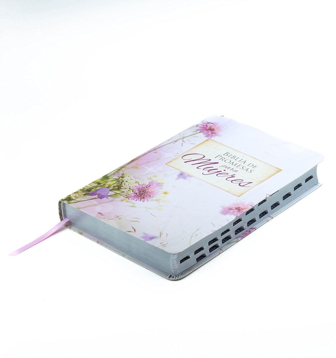 Biblia Reina Valera 1960 de Promesas · Letra gigante · Imitación piel floral con índice