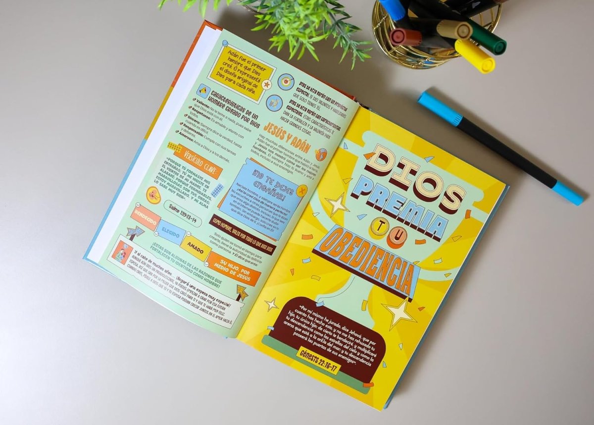 Biblia Reina-Valera 1960 De Promesas Para Niños, Letra 12 Pt, 13,5×20, Tapa Dura