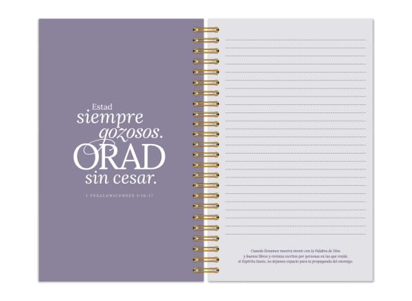 Libreta: Una vida de oración - Violeta