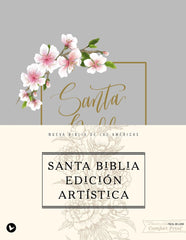 Nbla, Santa Biblia, Edición Artística, Tapa Dura/Tela, Arte Con Bordes Dorados, Palabras De Jesús En Rojo