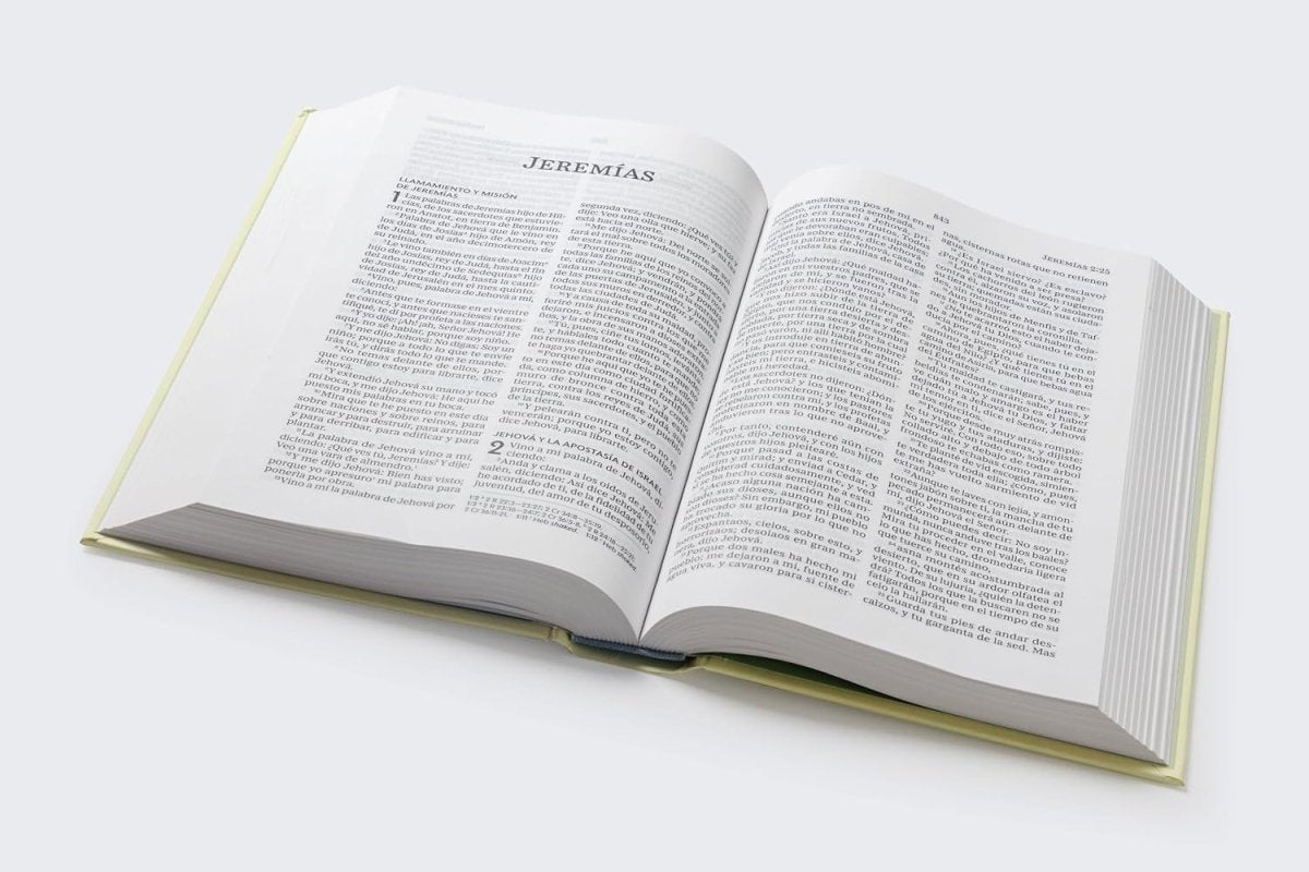 Biblia Reina-Valera 1960, Palabras De Jesús En Rojo, Letra 10 Pt, 14×22, Tapa Dura, Floral