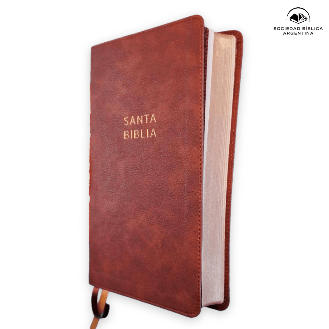 Biblia Nueva Biblia De Las Américas (NBLA) Ultrafina, Palabras De Jesús En Rojo, Letra 10 Pt, 14×23, Tapa PU, Café