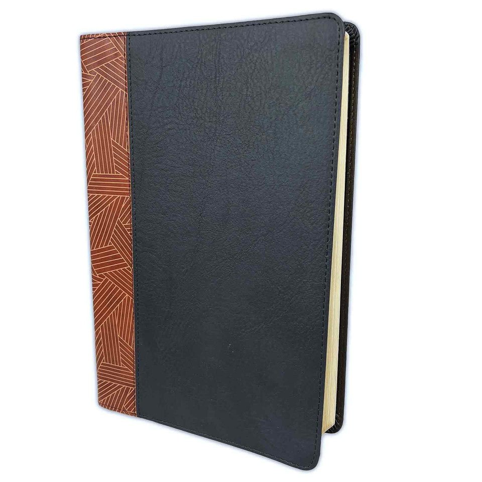 Biblia Reina Valera 1960 De Estudio Arcoiris Letra 10 P 18 X 26 Cocoa/ Terracota Simil Piel