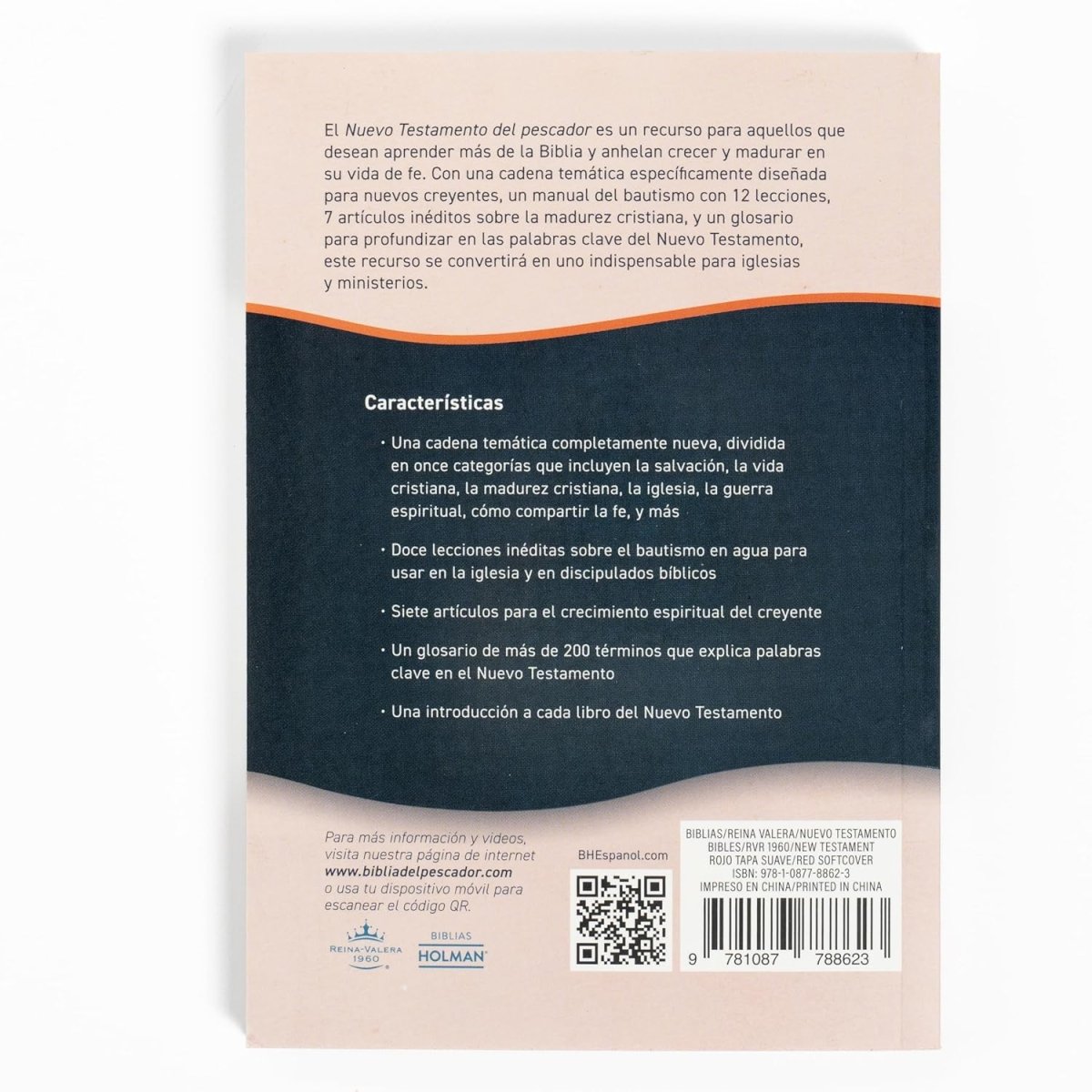 Nuevo Testamento Reina Valera 1960 Del Pescador Rojo Tapa Suave