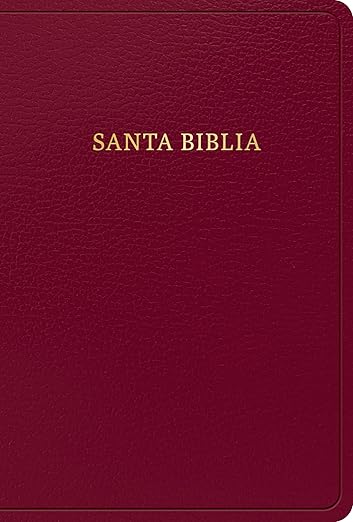Biblia Rvr 60 Letra 12P 15 X 21, Borgona Imitacion Piel