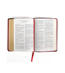 Biblia Rvr 60 Letra 14P, Borgona Imitacion Piel