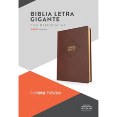 Biblia Rvr 60 Letra 14P, Cafe Piel Fabricada