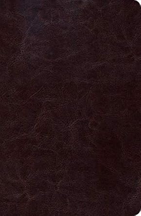 Biblia de Estudio Scofield Reina Valera 1960 Tamaño Personal Chocolate Oscuro Simil Piel