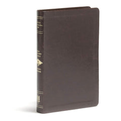 Biblia de Estudio Scofield Reina Valera 1960 Tamaño Personal Chocolate Oscuro Simil Piel