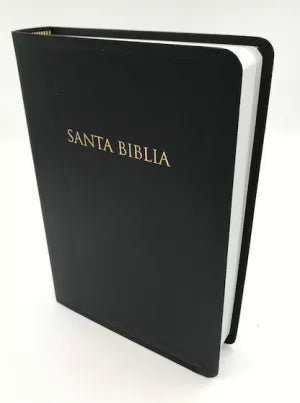 Biblia Reina Valera 1960 para Regalos y Premios Letra 8 puntos 14 x 20 cm Negro Imit. Piel