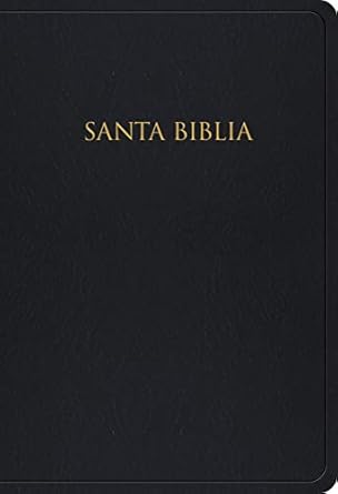 Biblia Reina Valera 1960 para Regalos y Premios Letra 8 puntos 14 x 20 cm Negro Imit. Piel